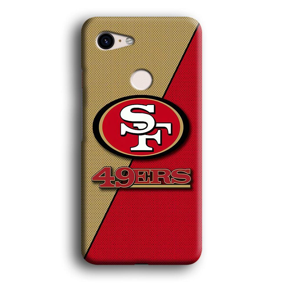NFL San Francisco 49ers 001 Google Pixel 3 3D Case-Xtracase