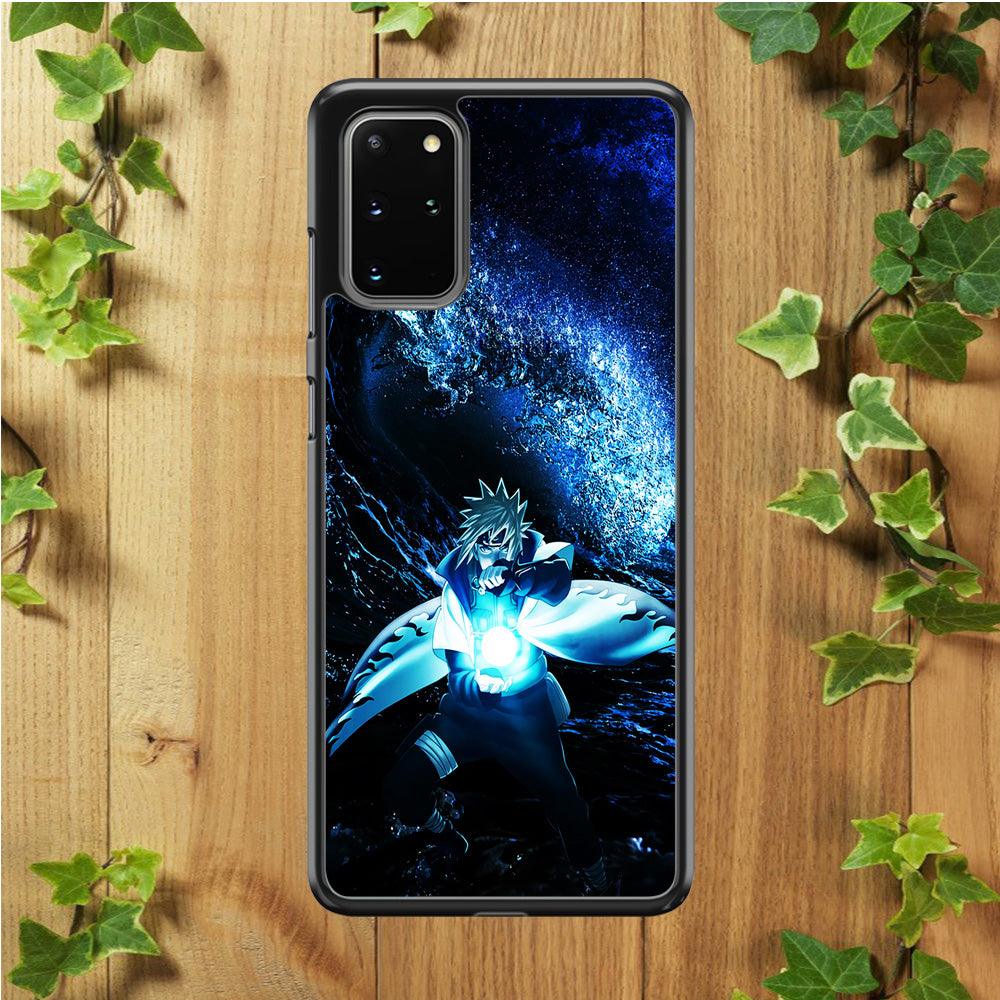 Namikaze Minato Rasengan Samsung Galaxy S20 Plus Case-Rubber / Black (2D Case)-Xtracase
