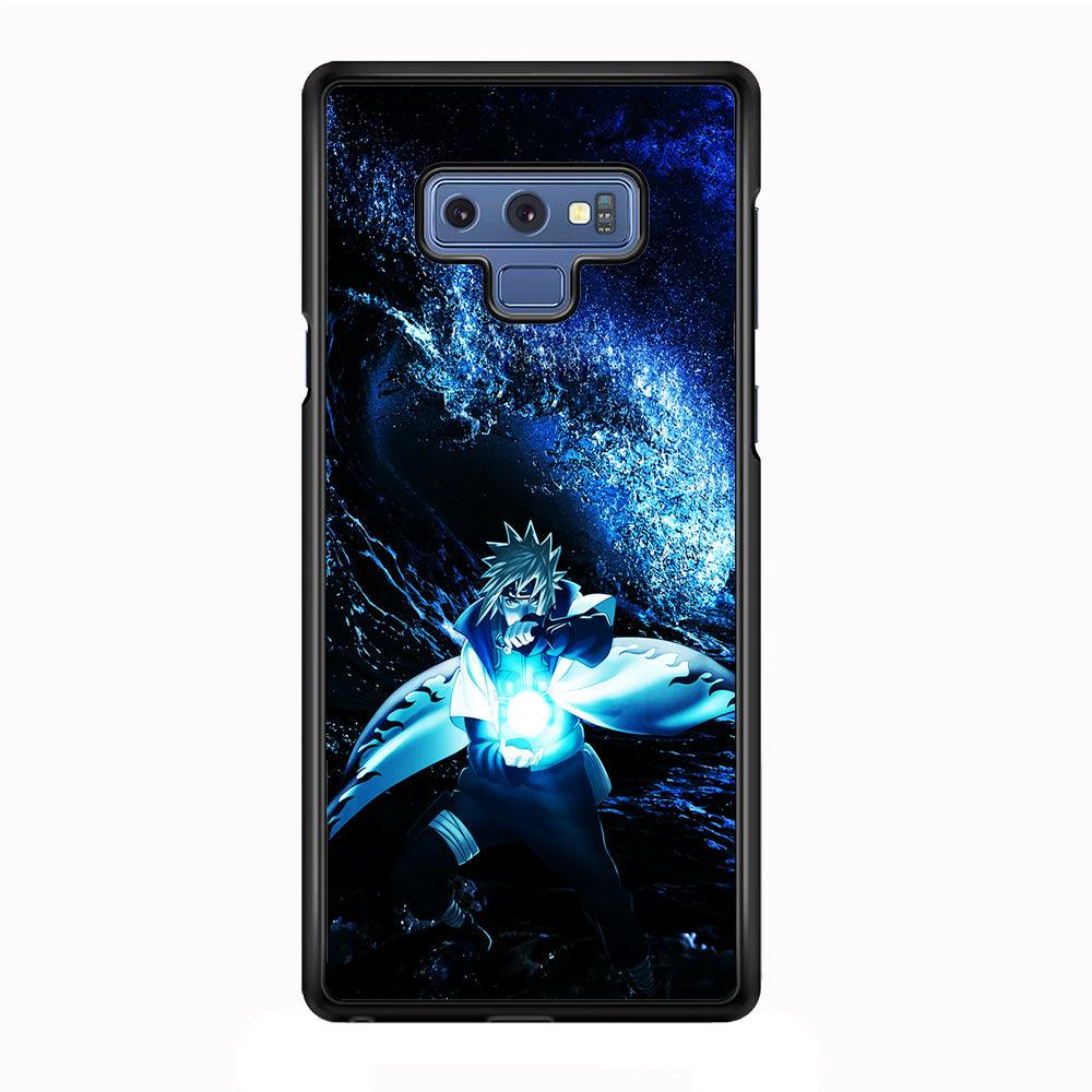 Namikaze Minato Rasengan Samsung Galaxy Note 9 Case-Rubber / White (2D Case)-Xtracase
