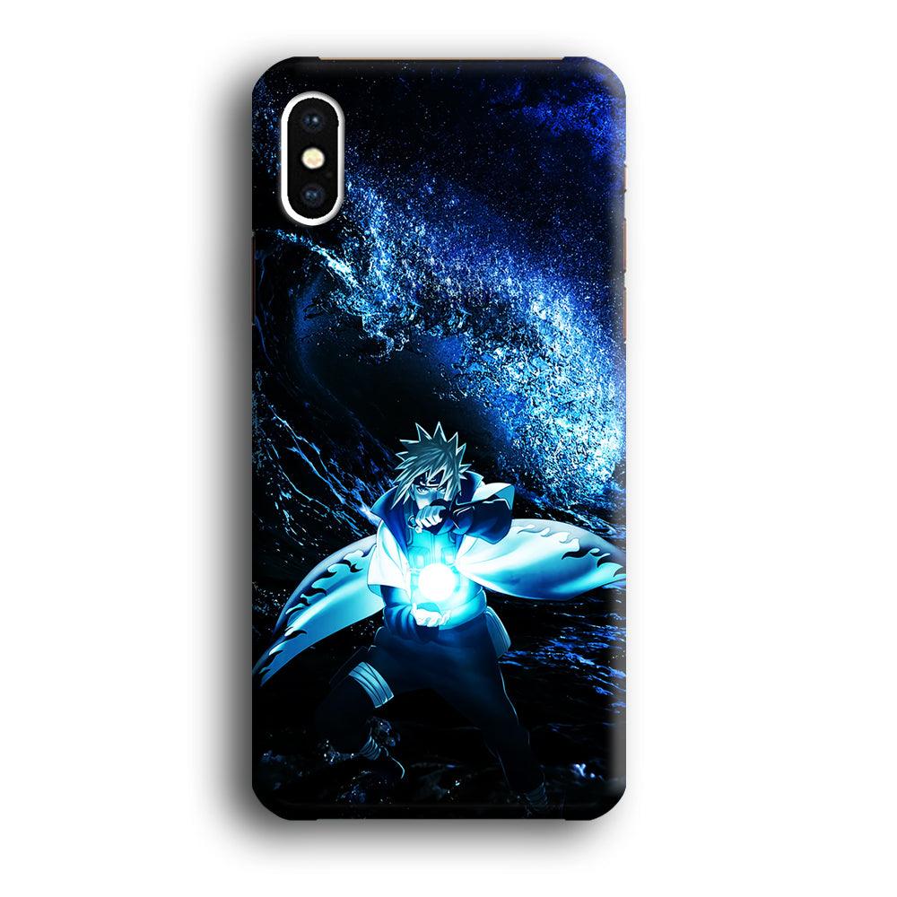 Namikaze Minato Rasengan iPhone Xs Case-Plastic / Full Wrap (3D Case)-Xtracase
