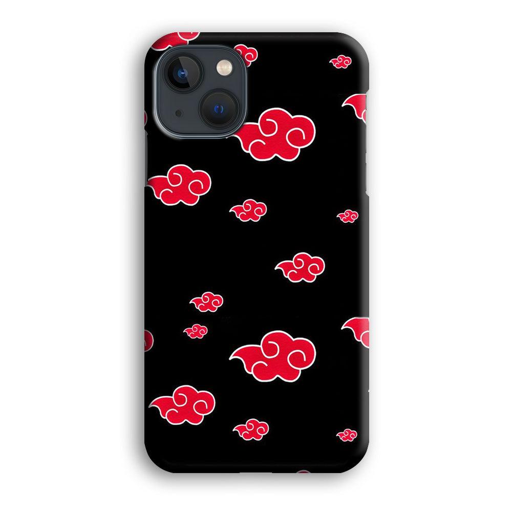 Naruto - Akatsuki Symbol iPhone 13 Mini Case-Plastic / Full Wrap (3D Case)-Xtracase