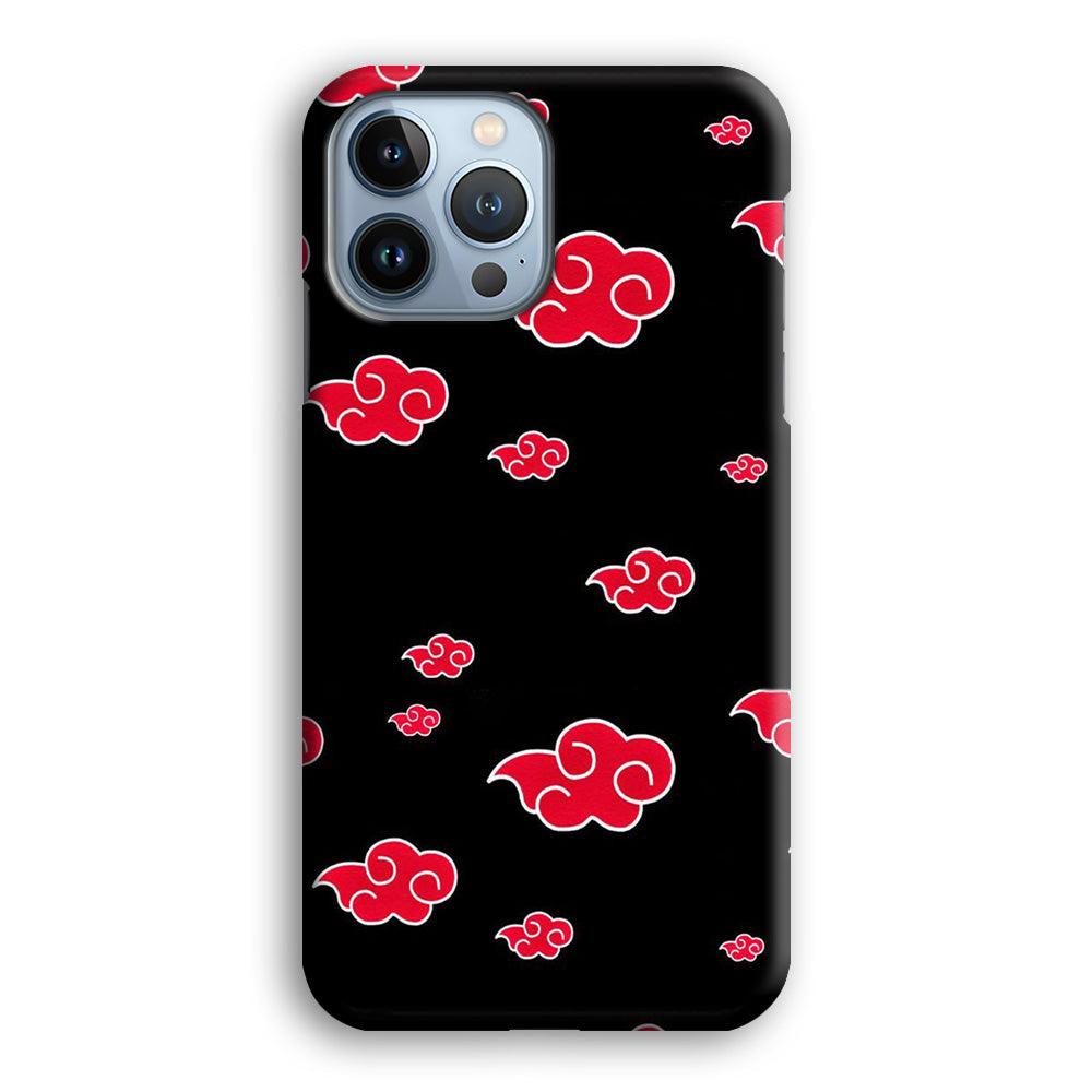 Naruto - Akatsuki Symbol iPhone 13 Pro Case-Plastic / Full Wrap (3D Case)-Xtracase