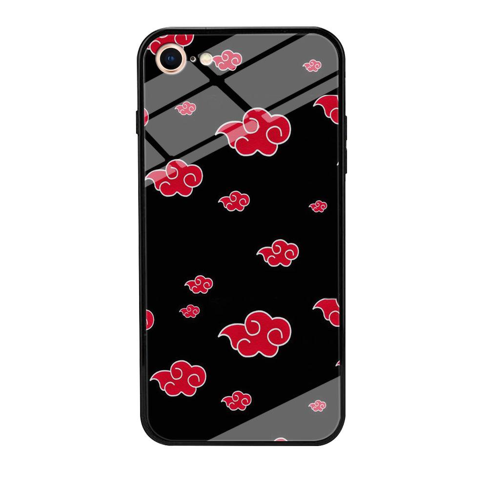 Naruto - Akatsuki Symbol iPhone 7 Case-Tempered Glass Case-Xtracase