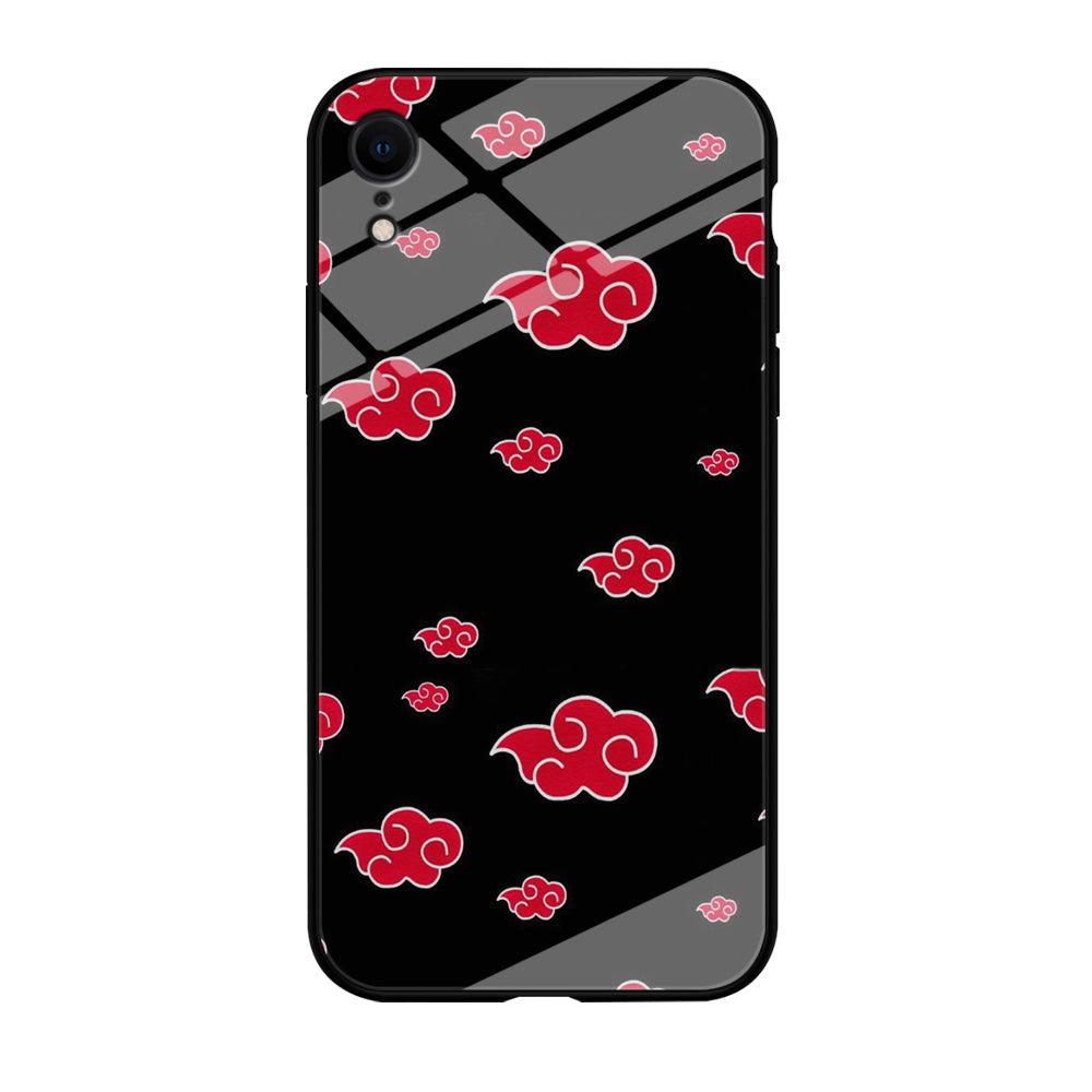 Naruto - Akatsuki Symbol iPhone XR Case-Tempered Glass Case-Xtracase