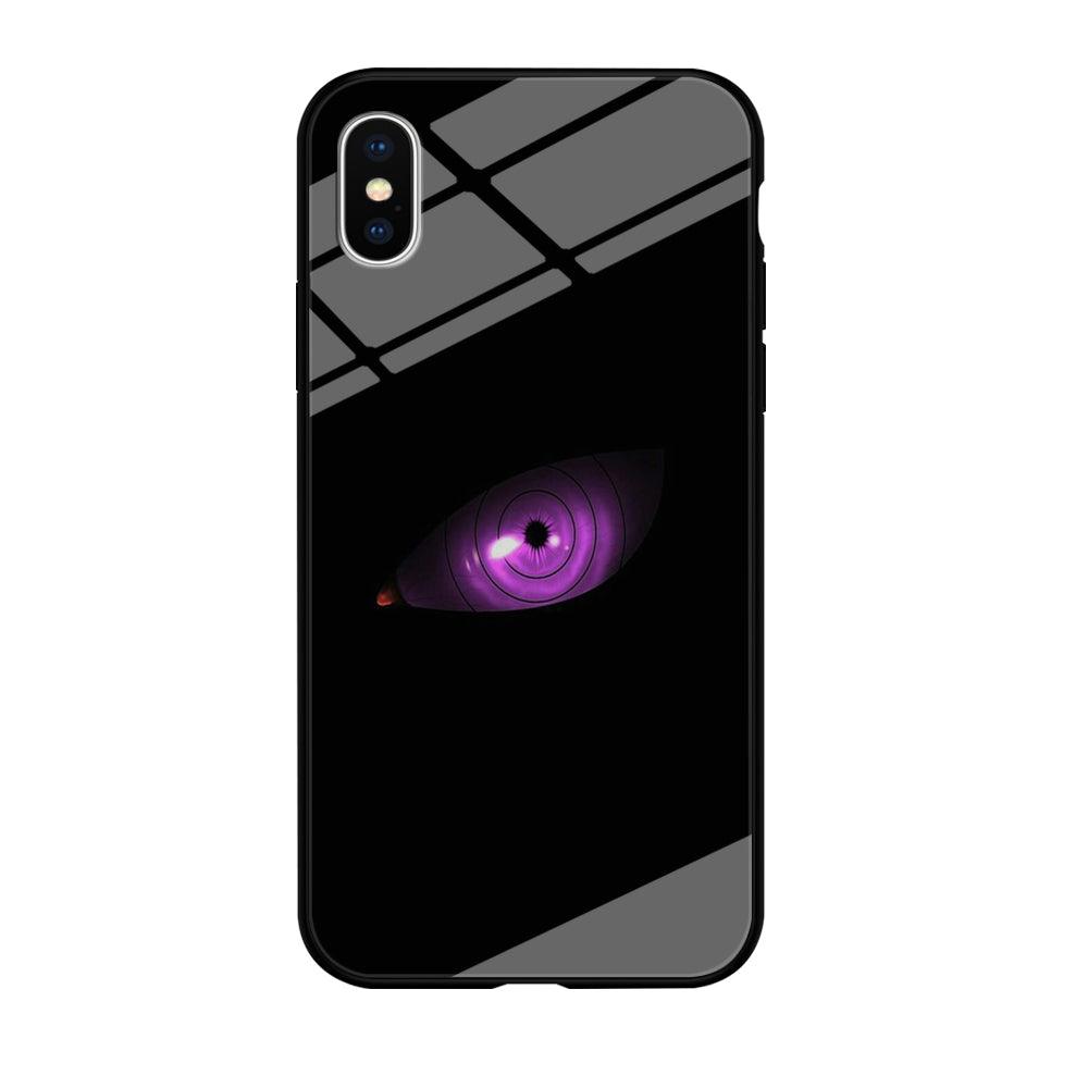 Naruto - Eye Rinnegan iPhone X Case-Tempered Glass Case-Xtracase