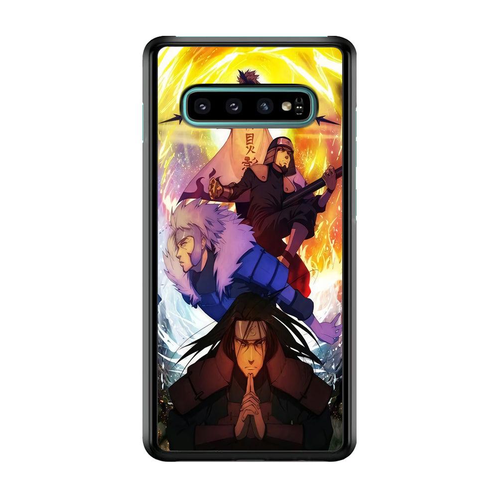 Naruto - Hokage Samsung Galaxy S10 Case-Plastic / Full Wrap (3D Case)-Xtracase