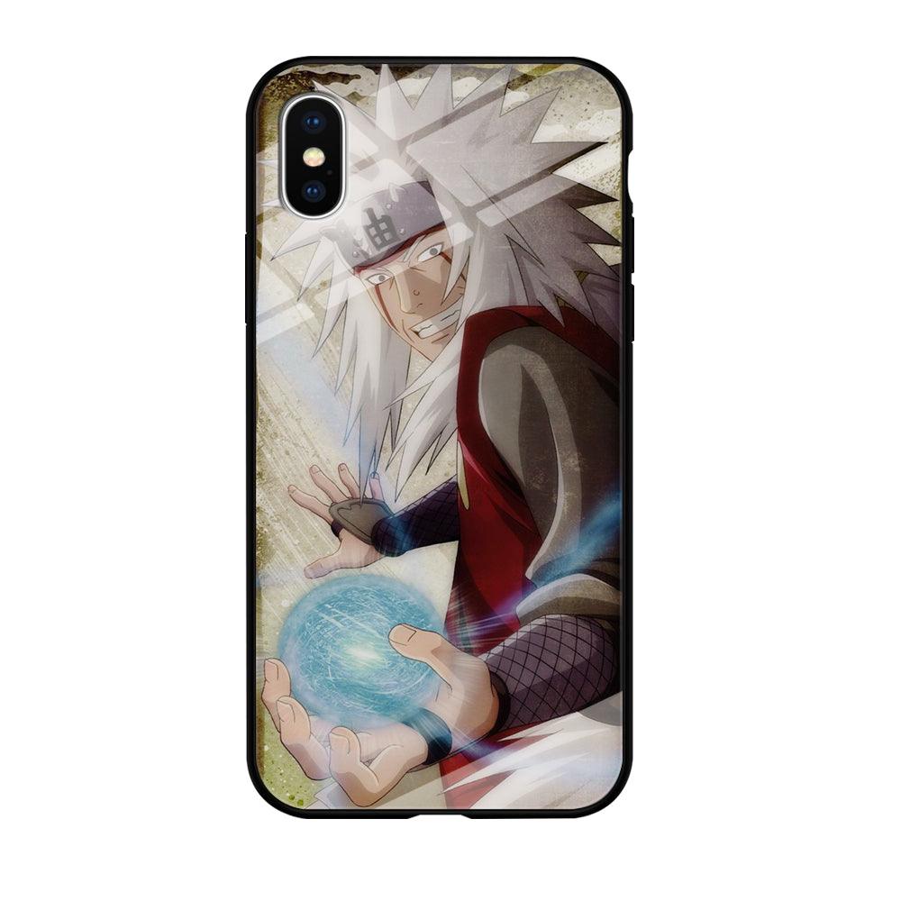 Naruto - Jiraiya iPhone Xs Case-Tempered Glass Case-Xtracase