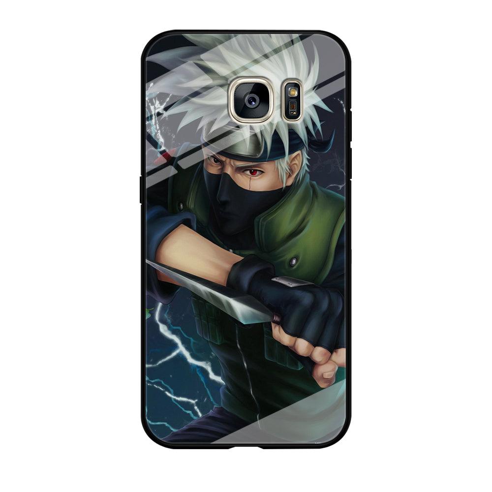 Naruto - Kakashi Hatake Samsung Galaxy S7 Edge Case-Tempered Glass Case-Xtracase