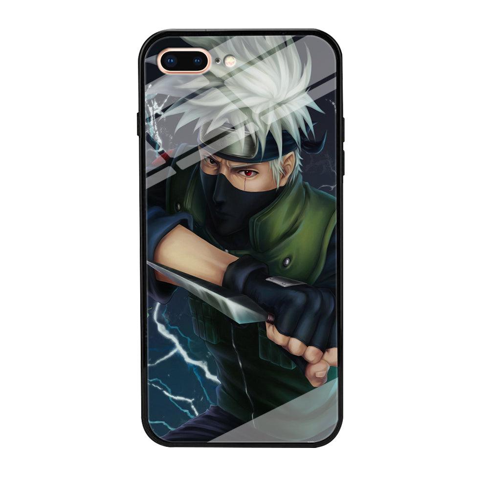 Naruto - Kakashi Hatake iPhone 7 Plus Case-Tempered Glass Case-Xtracase