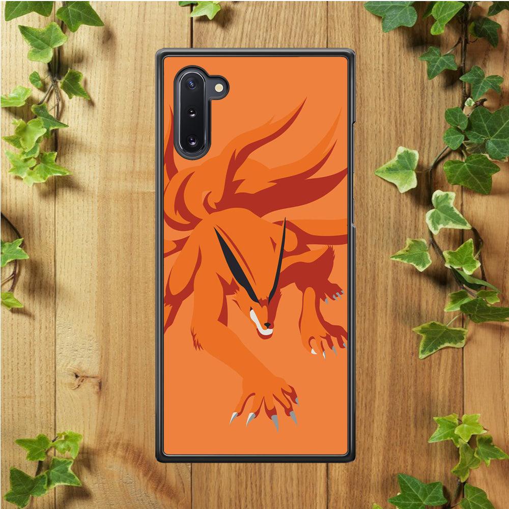 Naruto - Kurama 002 Samsung Galaxy Note 10 Case-Rubber / White (2D Case)-Xtracase