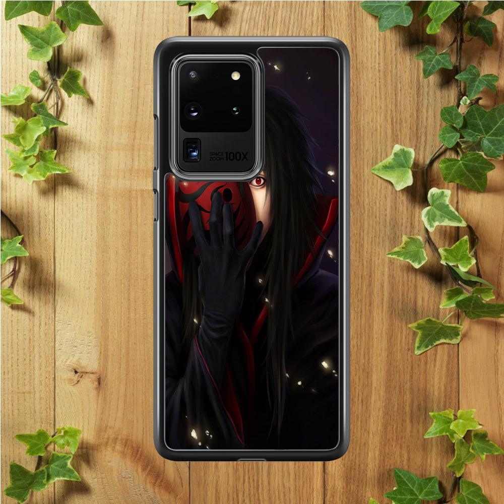 Naruto - Madara Samsung Galaxy S20 Ultra Case-Rubber / Black (2D Case)-Xtracase