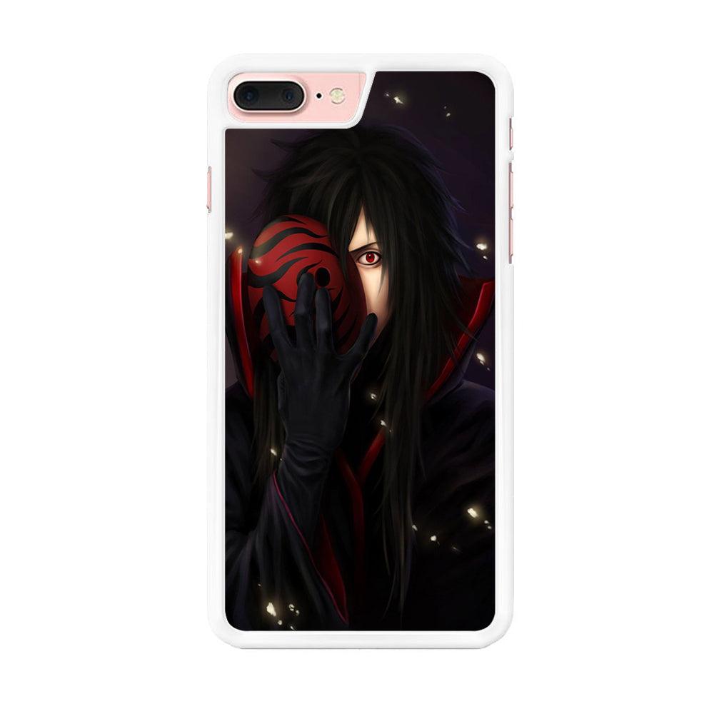 Naruto - Madara iPhone 7 Plus Case-Rubber / White (2D Case)-Xtracase