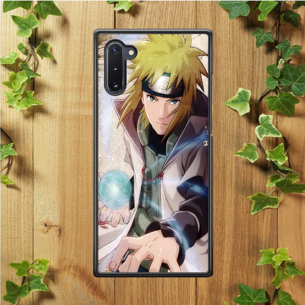 Naruto - Namikaze Minato Samsung Galaxy Note 10 Case-Rubber / White (2D Case)-Xtracase