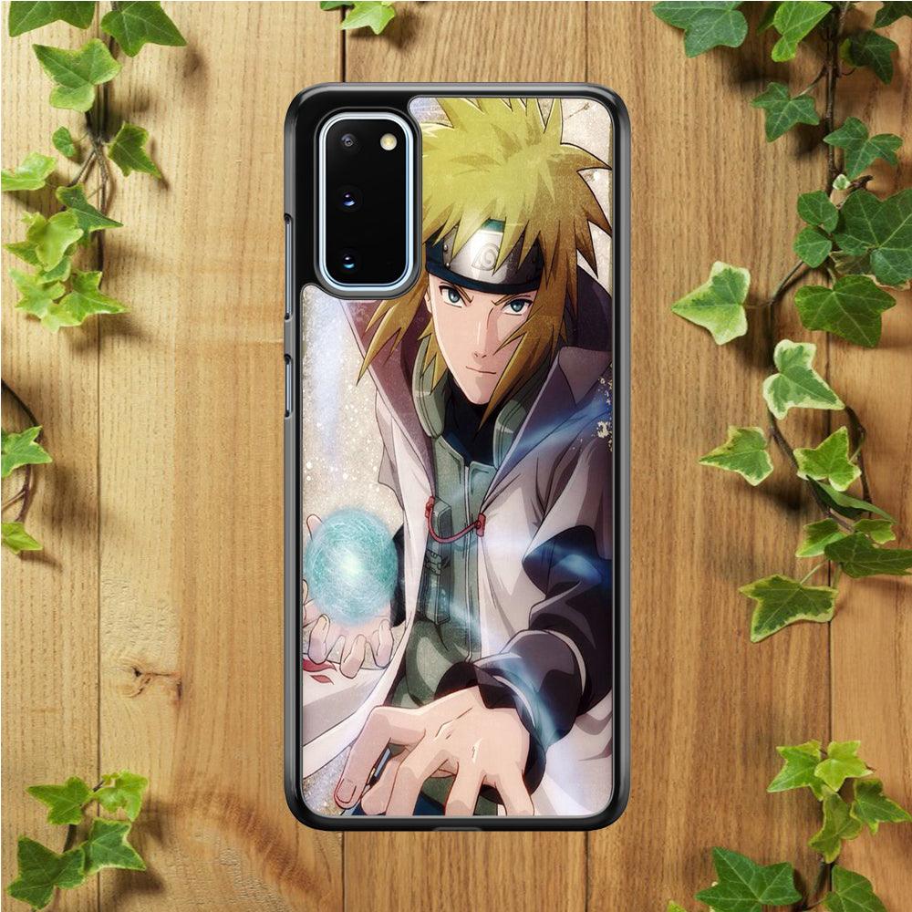 Naruto - Namikaze Minato Samsung Galaxy S20 Case-Rubber / White (2D Case)-Xtracase