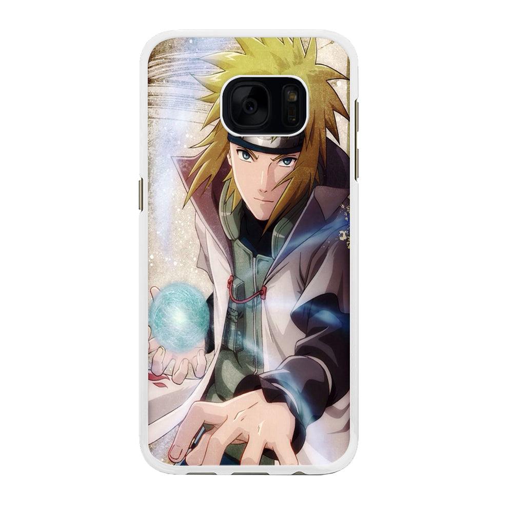 Naruto - Namikaze Minato Samsung Galaxy S7 Case-Rubber / White (2D Case)-Xtracase