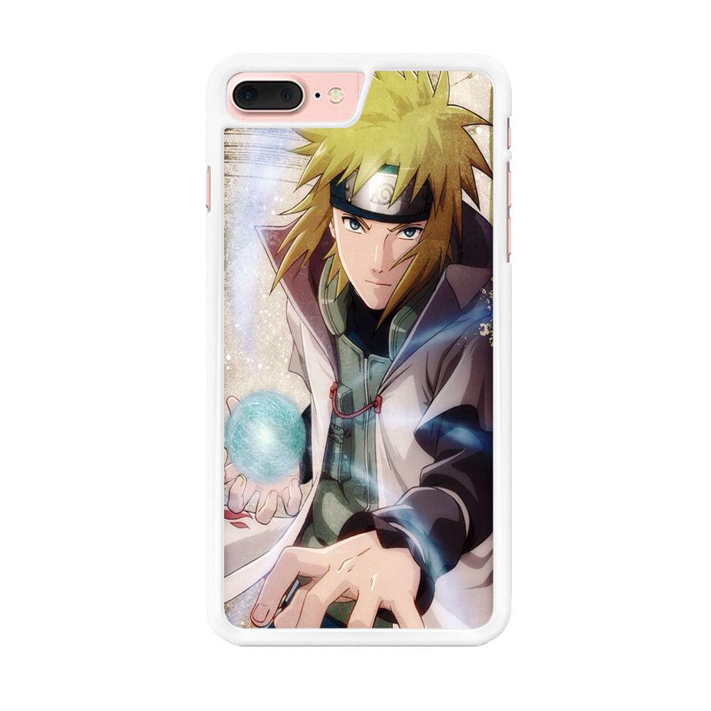Naruto - Namikaze Minato iPhone 7 Plus Case-Rubber / White (2D Case)-Xtracase