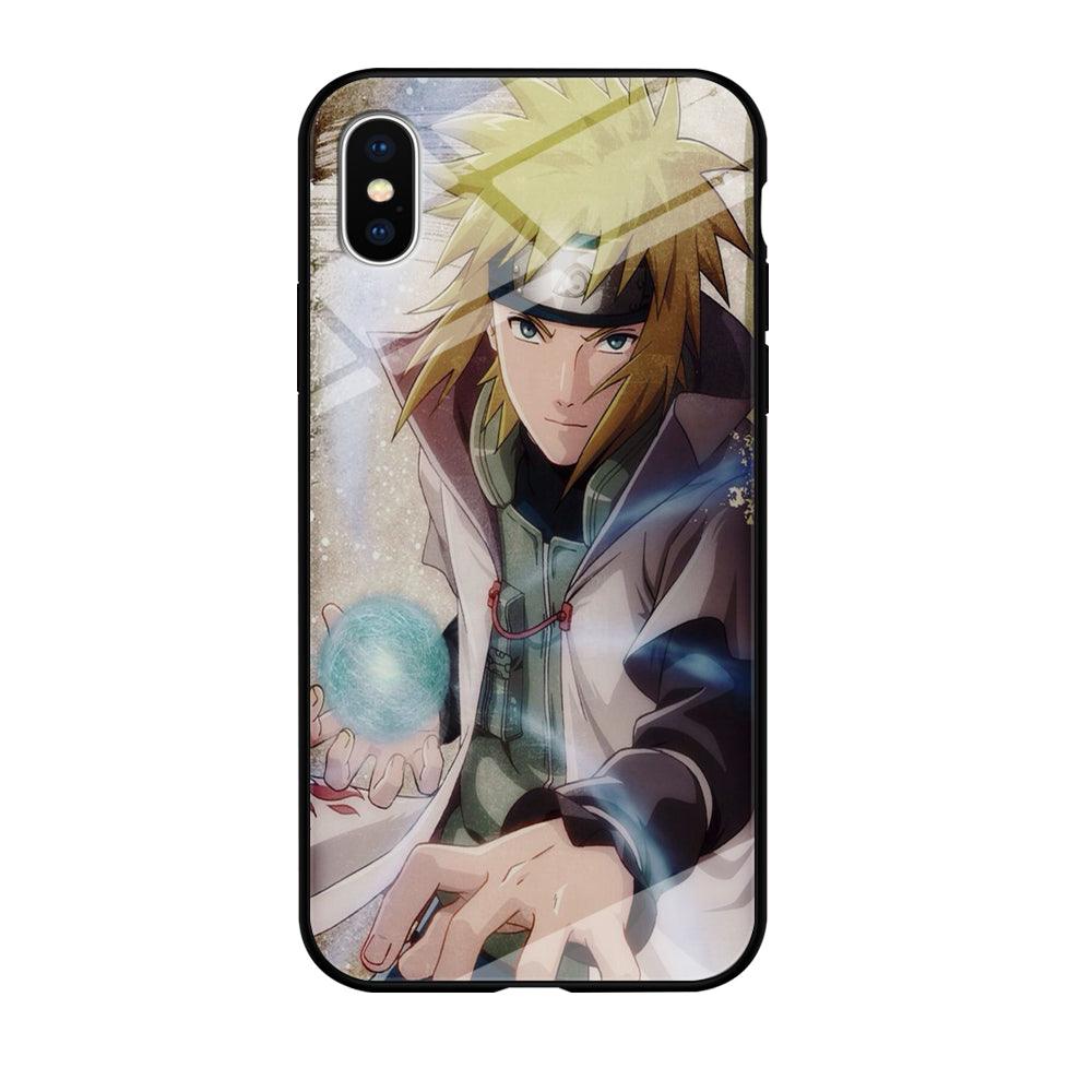 Naruto - Namikaze Minato iPhone X Case-Tempered Glass Case-Xtracase
