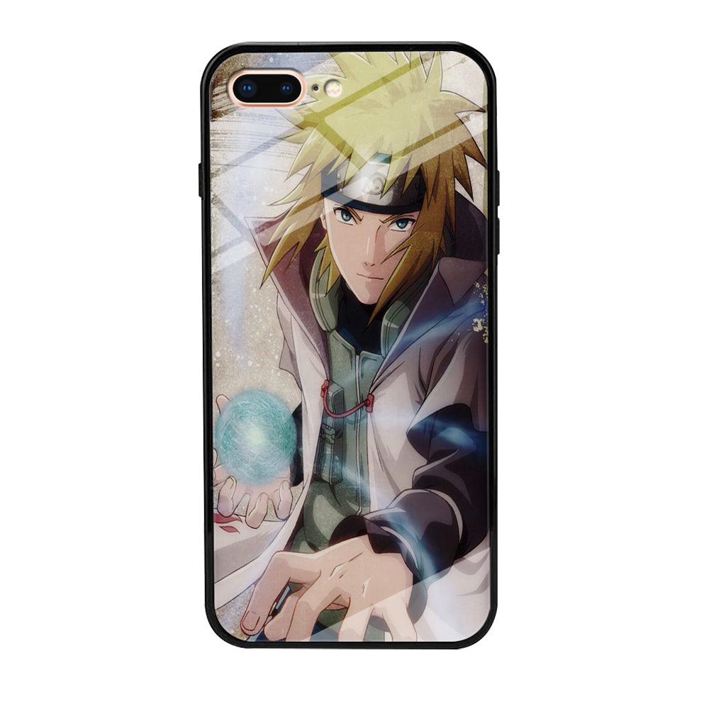 Naruto - Namikaze Minato iPhone 8 Plus Case-Tempered Glass Case-Xtracase