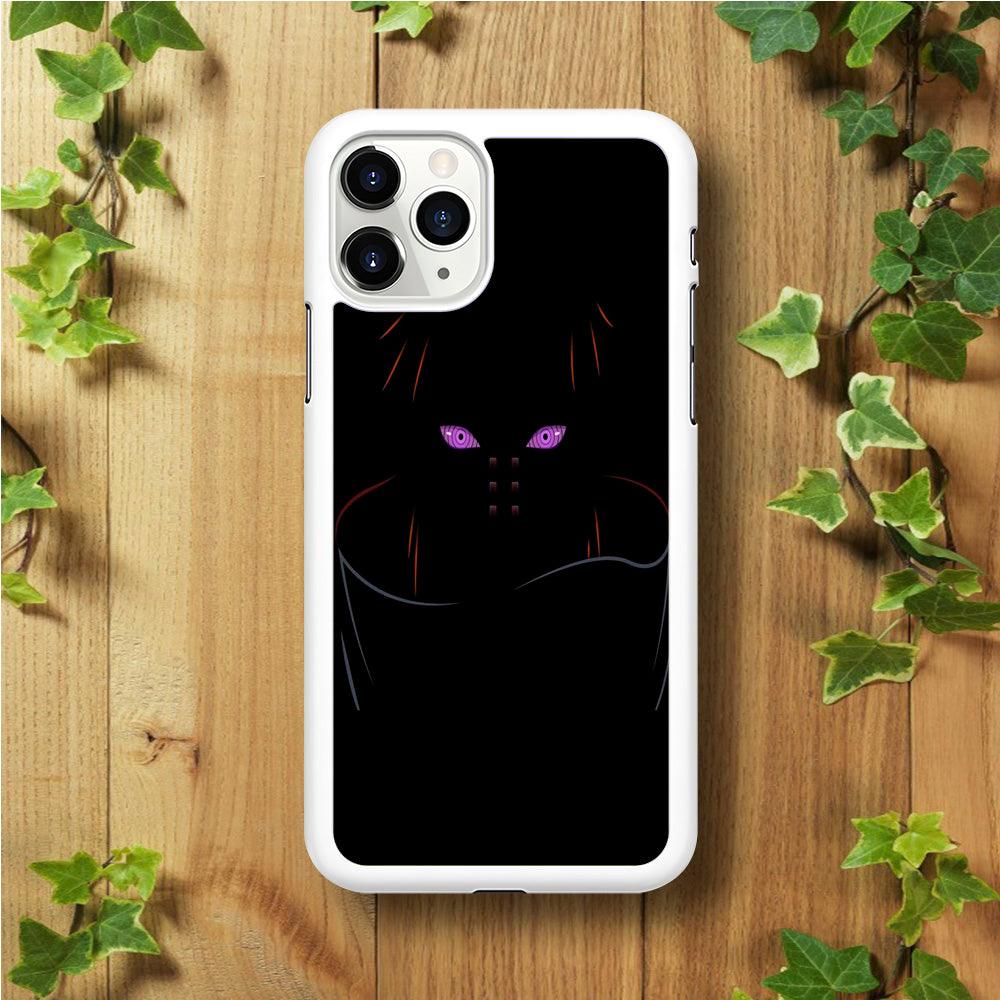 Naruto - Rinnegan iPhone 11 Pro Case-Rubber / White (2D Case)-Xtracase