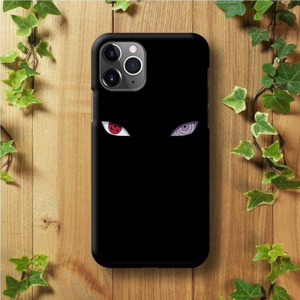 Naruto - Sharingan Rinnegan iPhone 11 Pro Case-Plastic / Full Wrap (3D Case)-Xtracase