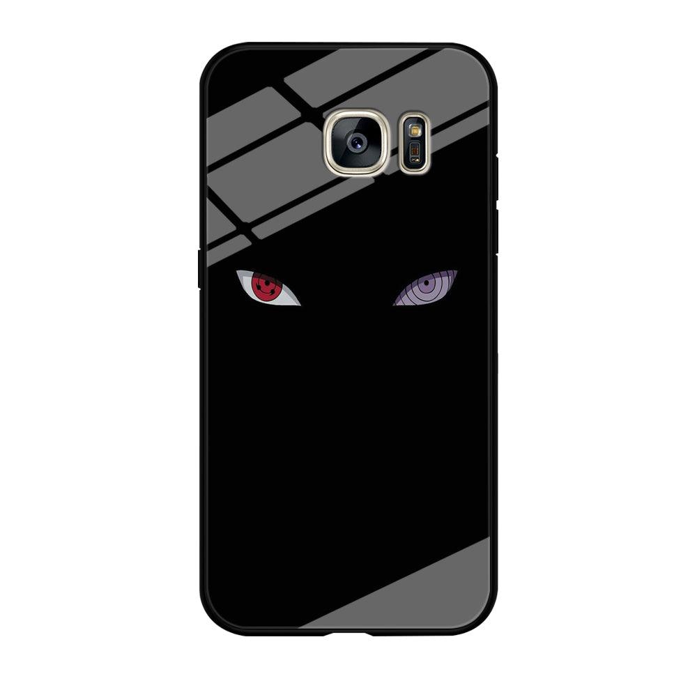 Naruto - Sharingan Rinnegan Samsung Galaxy S7 Edge Case-Tempered Glass Case-Xtracase