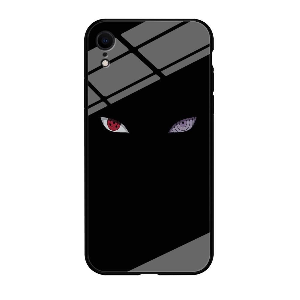 Naruto - Sharingan Rinnegan iPhone XR Case-Tempered Glass Case-Xtracase