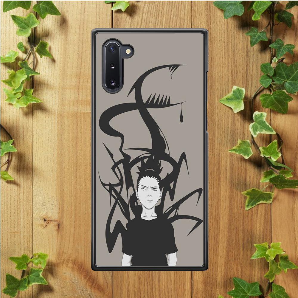 Naruto - Shikamaru Samsung Galaxy Note 10 Case-Rubber / White (2D Case)-Xtracase