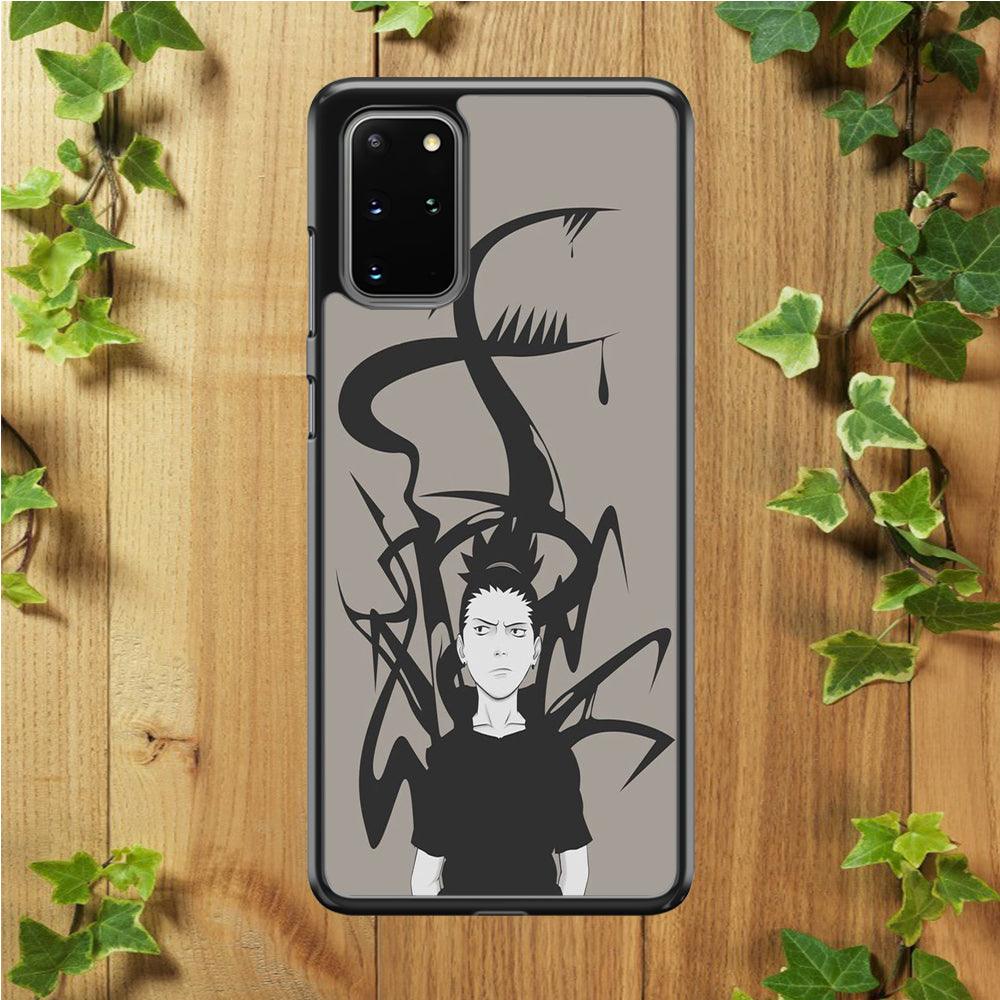Naruto - Shikamaru Samsung Galaxy S20 Plus Case-Rubber / Black (2D Case)-Xtracase
