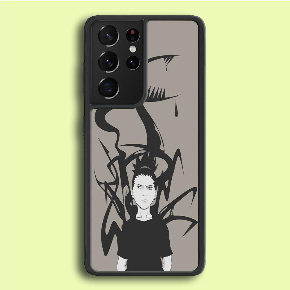 Naruto - Shikamaru Samsung Galaxy S21 Ultra Case-Plastic / Full Wrap (3D Case)-Xtracase