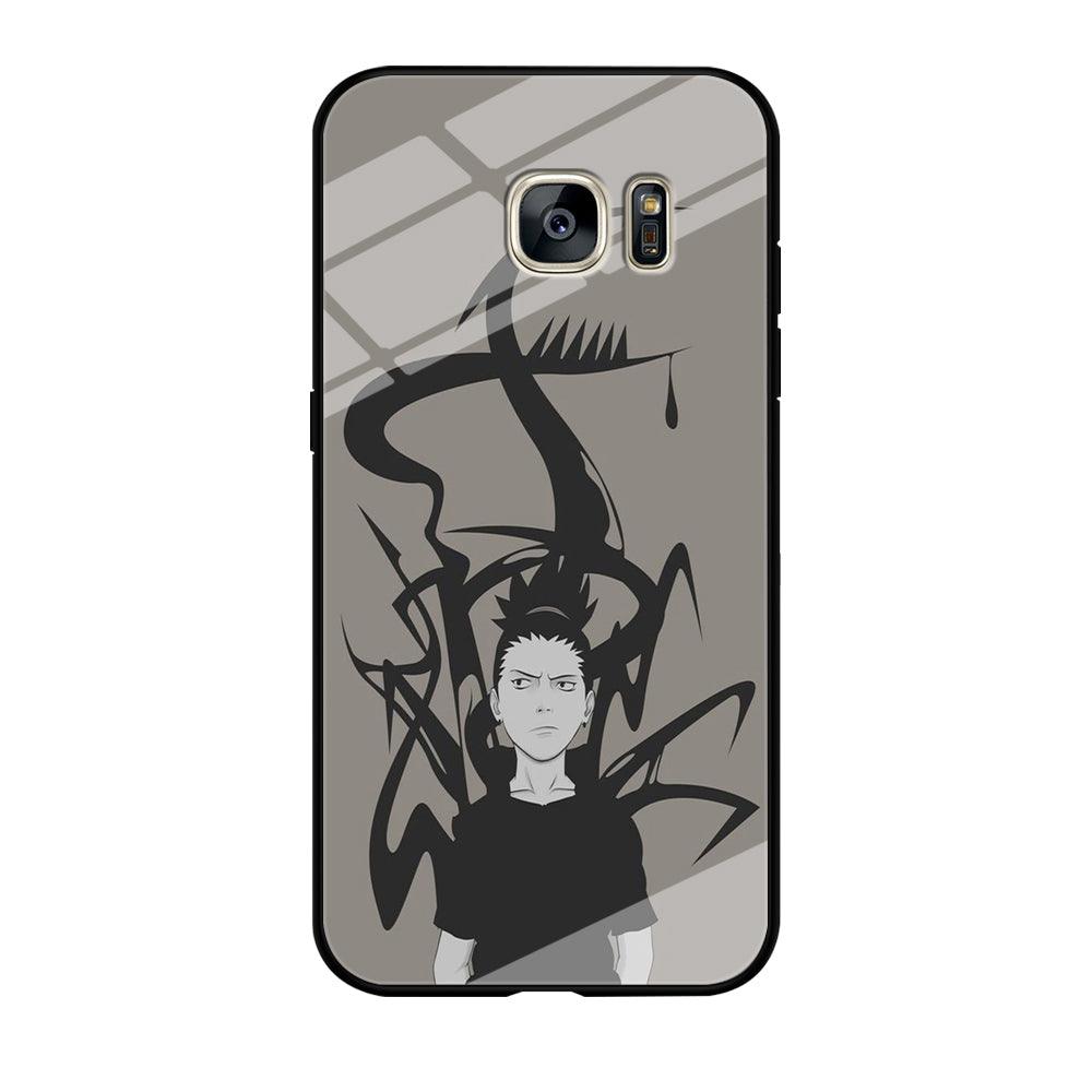 Naruto - Shikamaru Samsung Galaxy S7 Edge Case-Tempered Glass Case-Xtracase