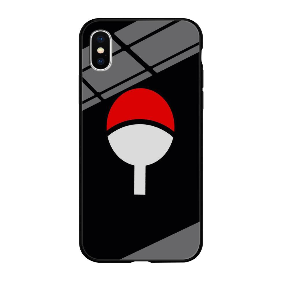 Naruto - Uchiha Clan iPhone Xs Case-Tempered Glass Case-Xtracase