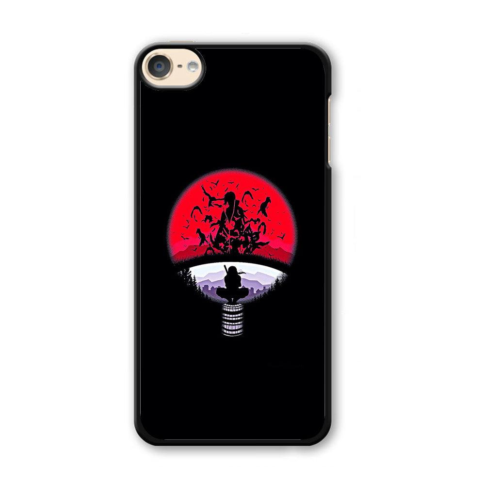 Naruto - Uchiha Itachi Symbol iPod Touch 6 Case-Plastic / Full Wrap (3D Case)-Xtracase