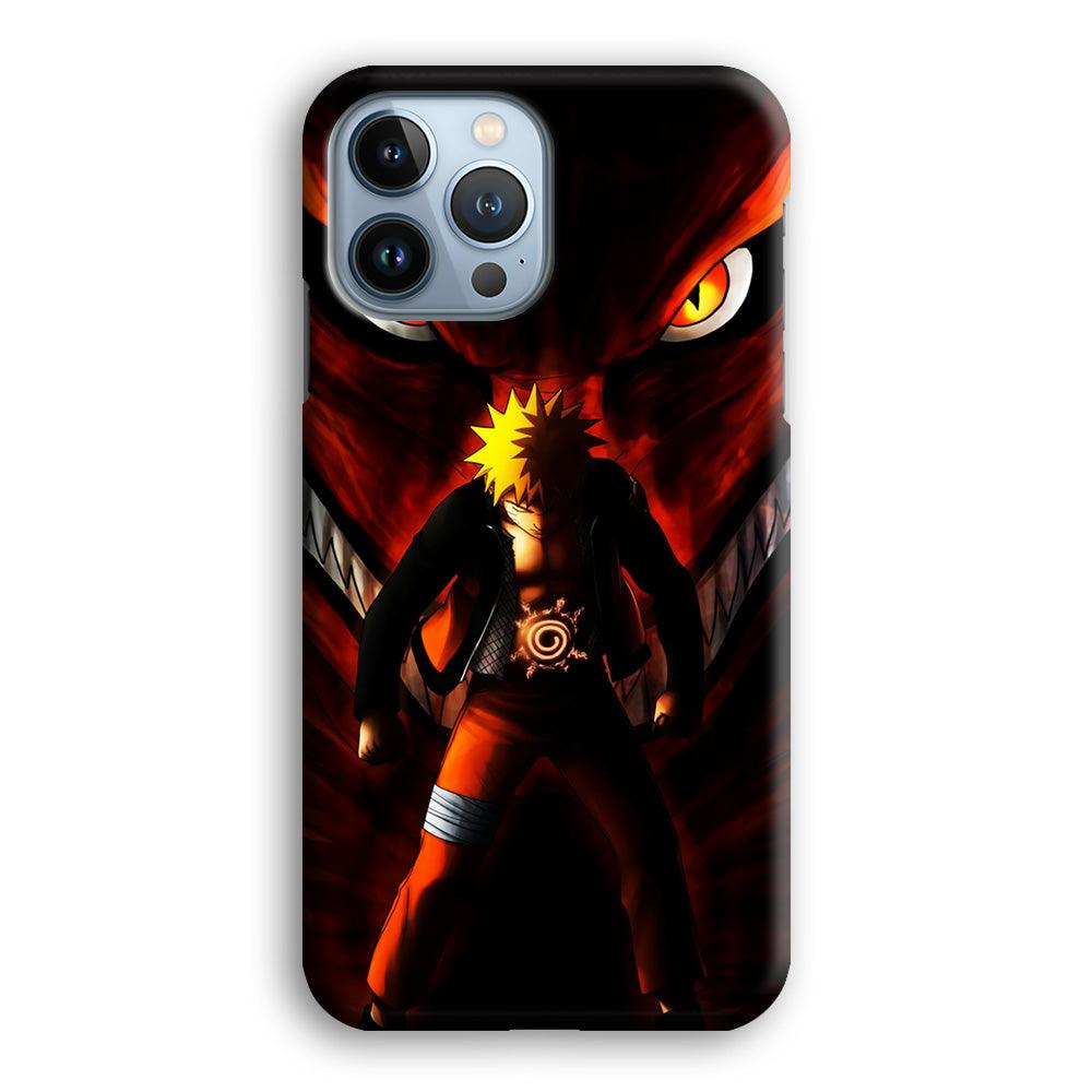 Naruto Kyuubi Mode iPhone 13 Pro Case-Plastic / Full Wrap (3D Case)-Xtracase