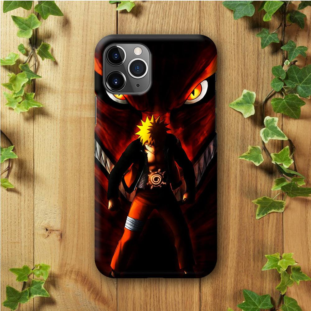 Naruto Kyuubi Mode iPhone 11 Pro Case-Plastic / Full Wrap (3D Case)-Xtracase