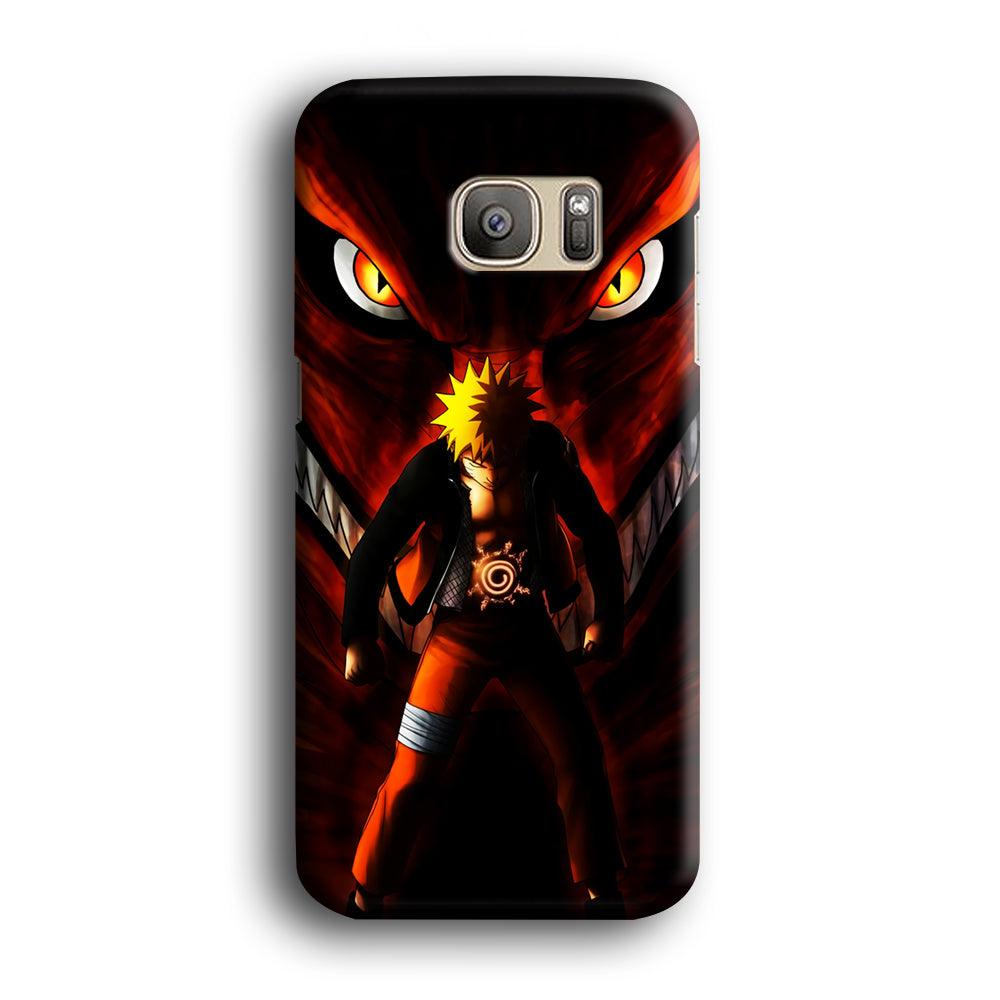 Naruto Kyuubi Mode Samsung Galaxy S7 Edge Case-Plastic / Full Wrap (3D Case)-Xtracase
