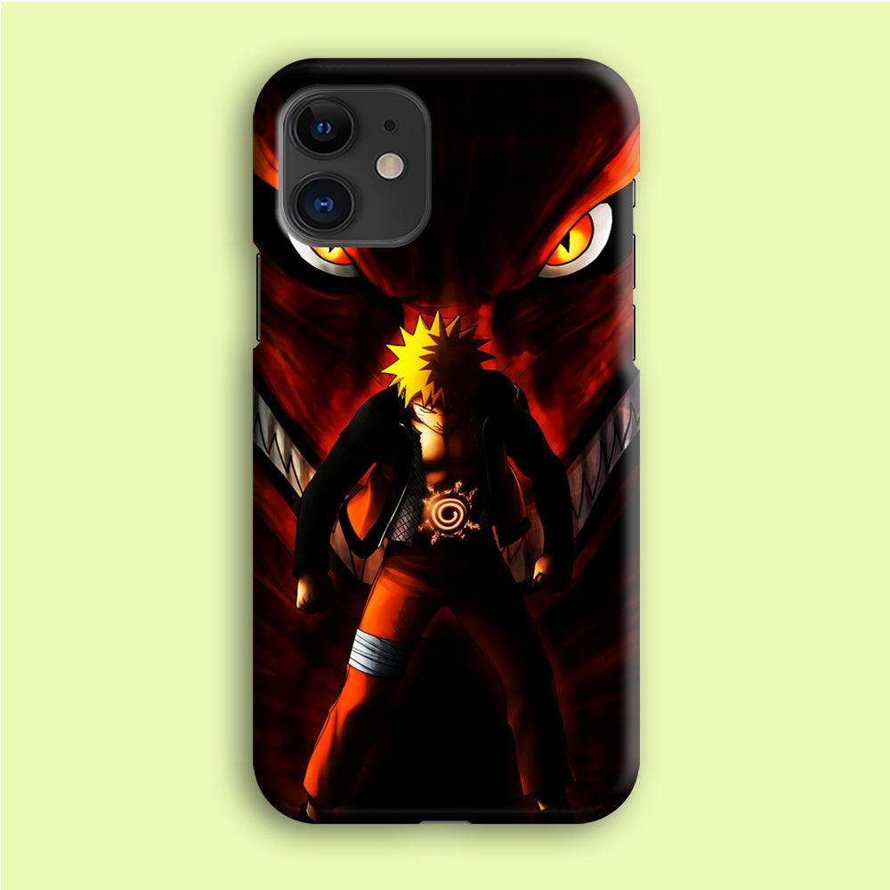 Naruto Kyuubi Mode iPhone 12 Mini Case-Plastic / Full Wrap (3D Case)-Xtracase