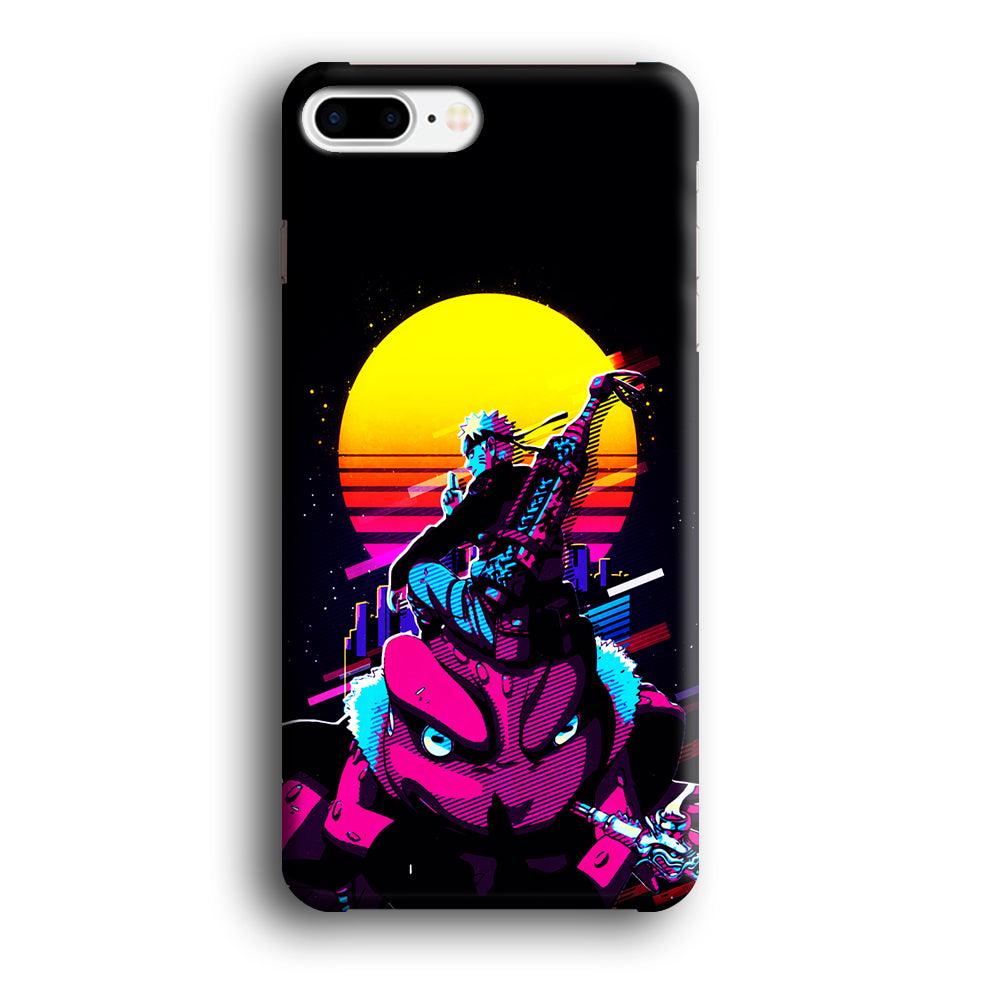 Naruto Sitting on Gamabunta iPhone 8 Plus Case-Plastic / Full Wrap (3D Case)-Xtracase