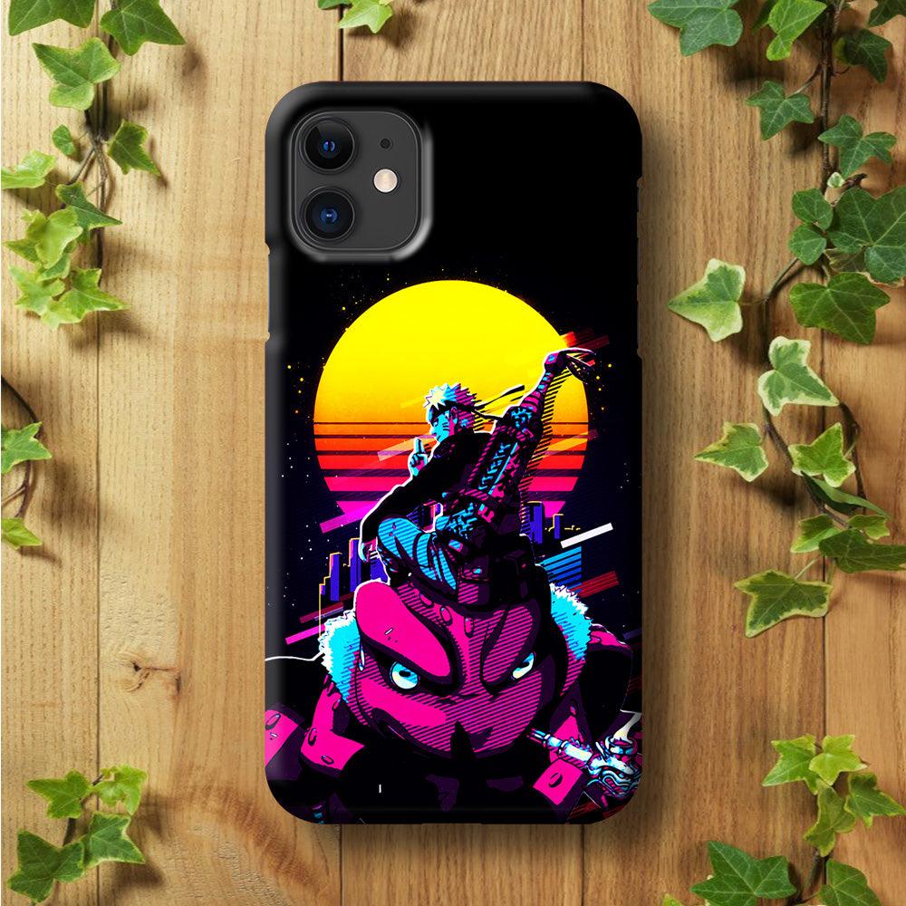 Naruto Sitting on Gamabunta iPhone 11 Case-Plastic / Full Wrap (3D Case)-Xtracase