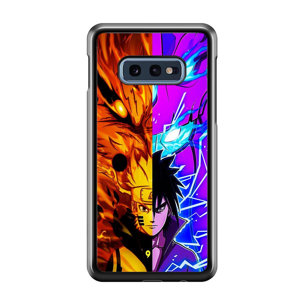 Naruto VS Sasuke Samsung Galaxy S10E Case-Plastic / Full Wrap (3D Case)-Xtracase