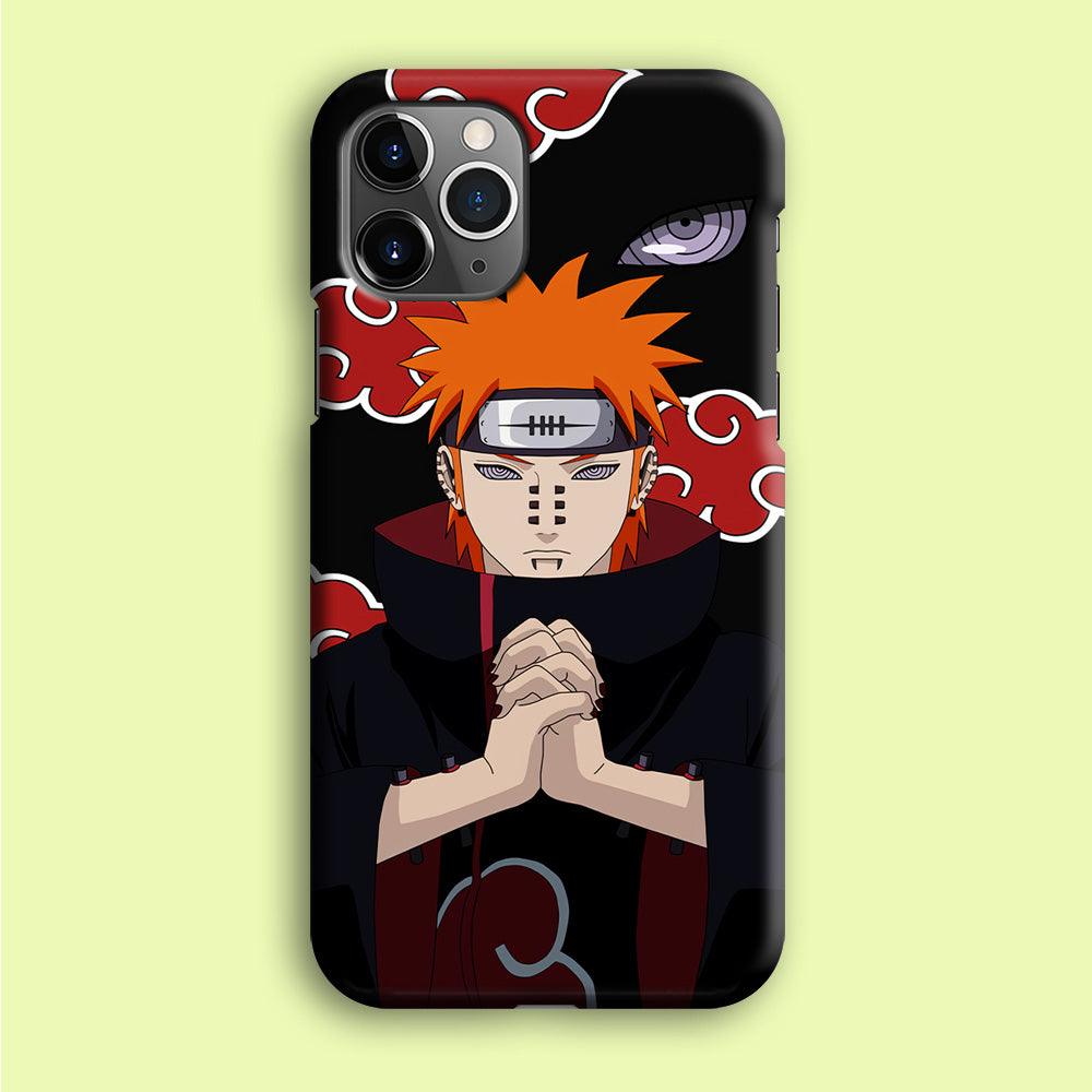 Naruto Yahiko Pain Akatsuki iPhone 12 Pro Case-Plastic / Full Wrap (3D Case)-Xtracase