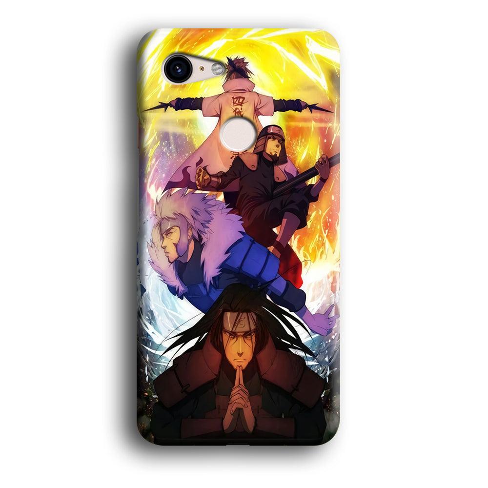 Naruto - Hokage Google Pixel 3 XL 3D Case-Xtracase