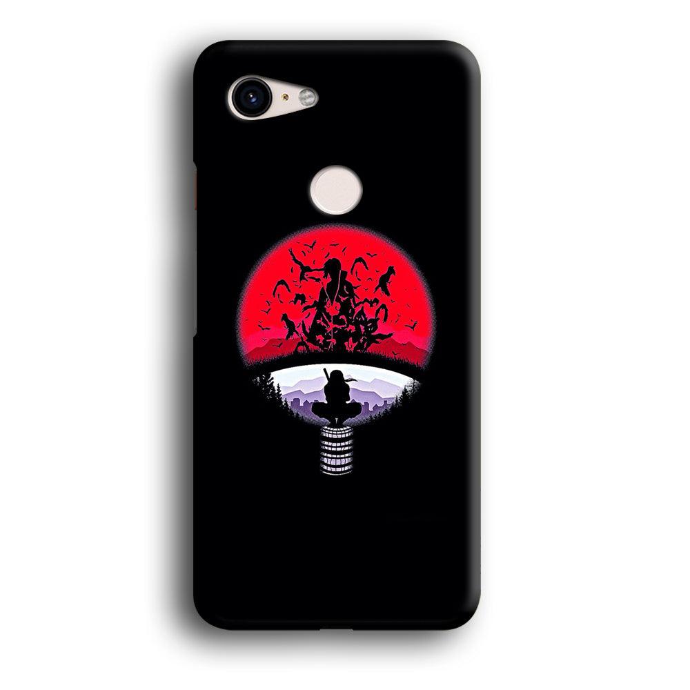 Naruto - Uchiha Itachi Symbol Google Pixel 3 XL 3D Case-Xtracase