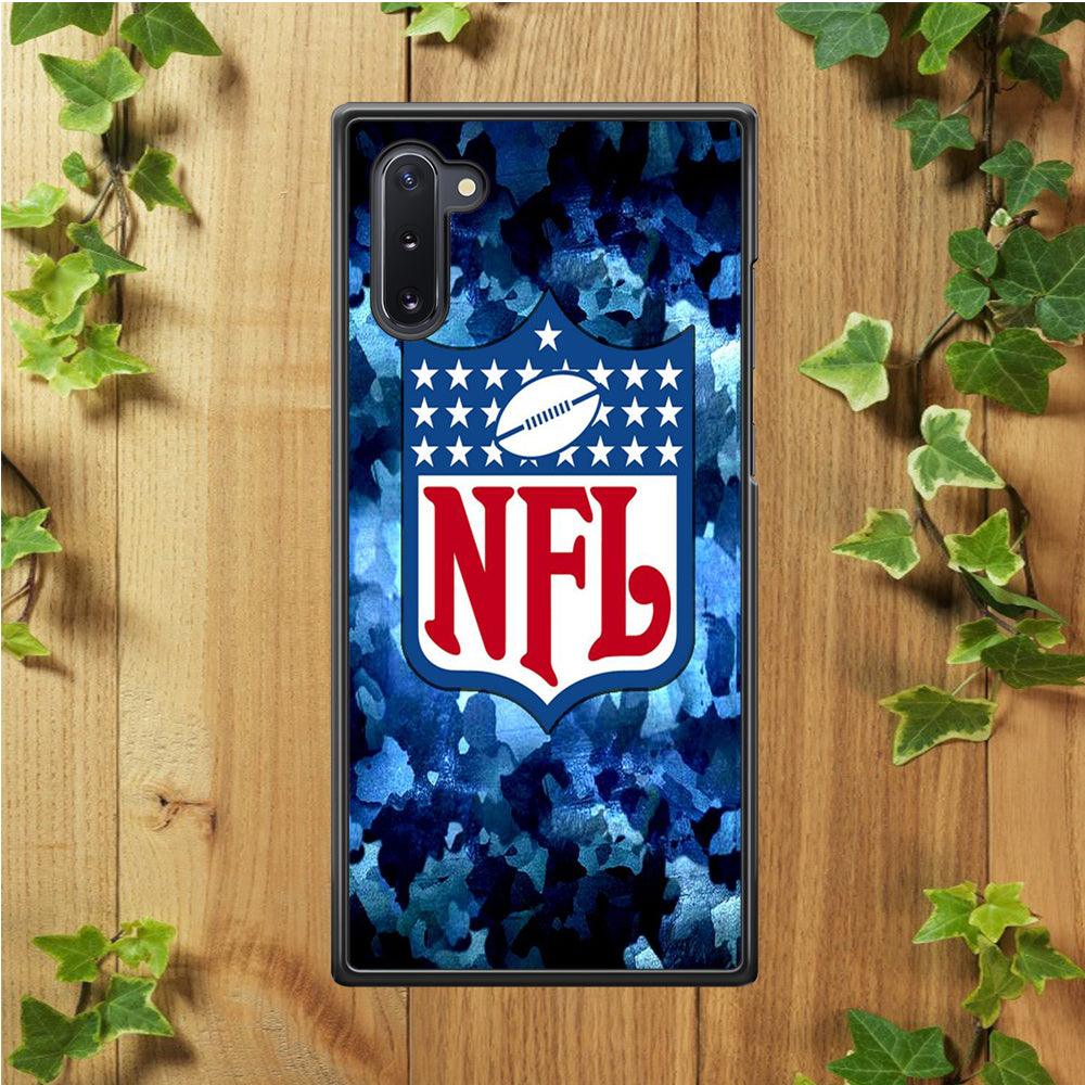 National Football League 001 Samsung Galaxy Note 10 Case-Rubber / Black (2D Case)-Xtracase