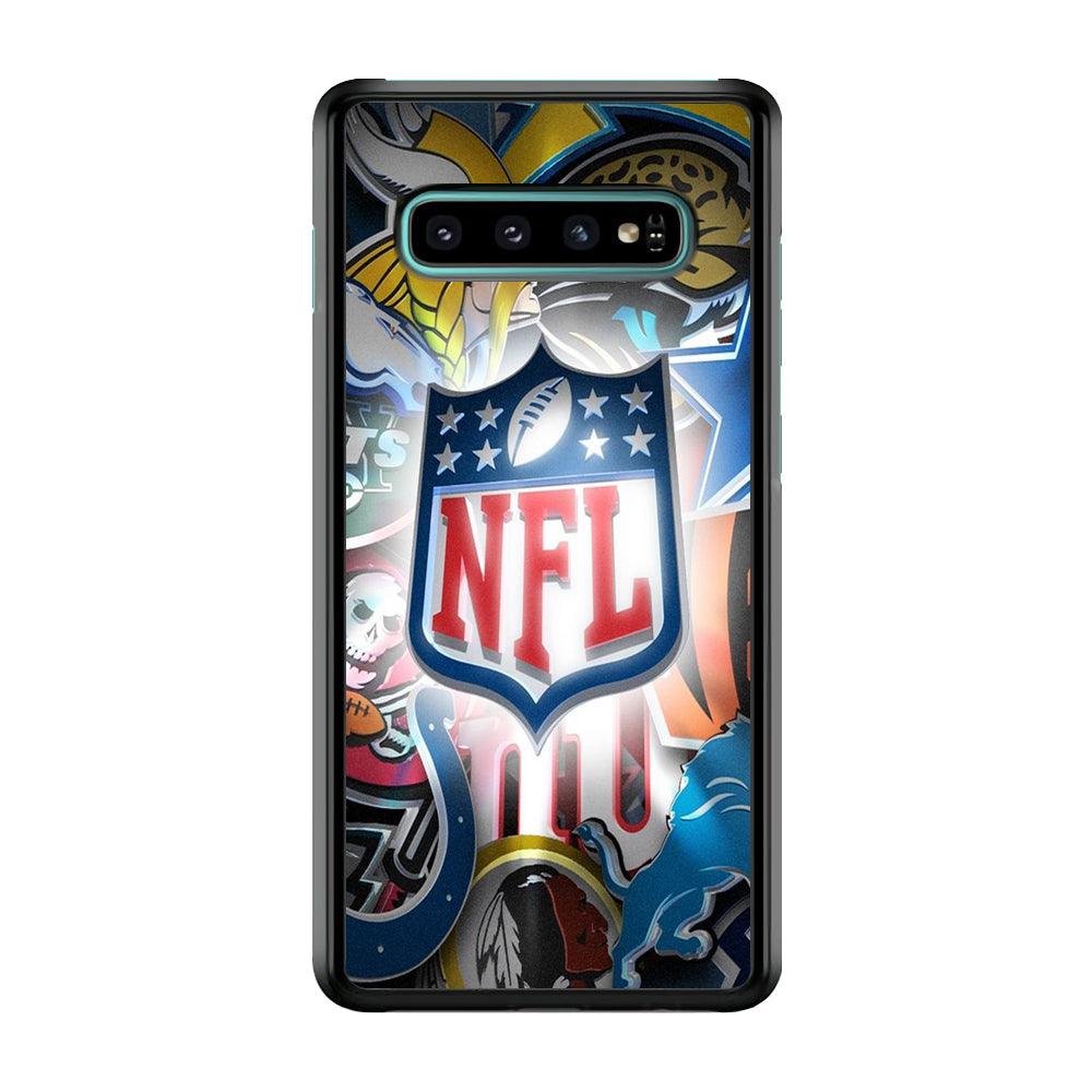 National Football League 002 Samsung Galaxy S10 Case-Plastic / Full Wrap (3D Case)-Xtracase
