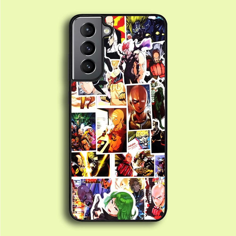 OPM Saitama Photo Collection Samsung Galaxy S21 Plus Case-Plastic / Full Wrap (3D Case)-Xtracase