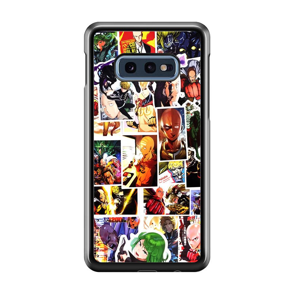 OPM Saitama Photo Collection Samsung Galaxy S10E Case-Rubber / White (2D Case)-Xtracase