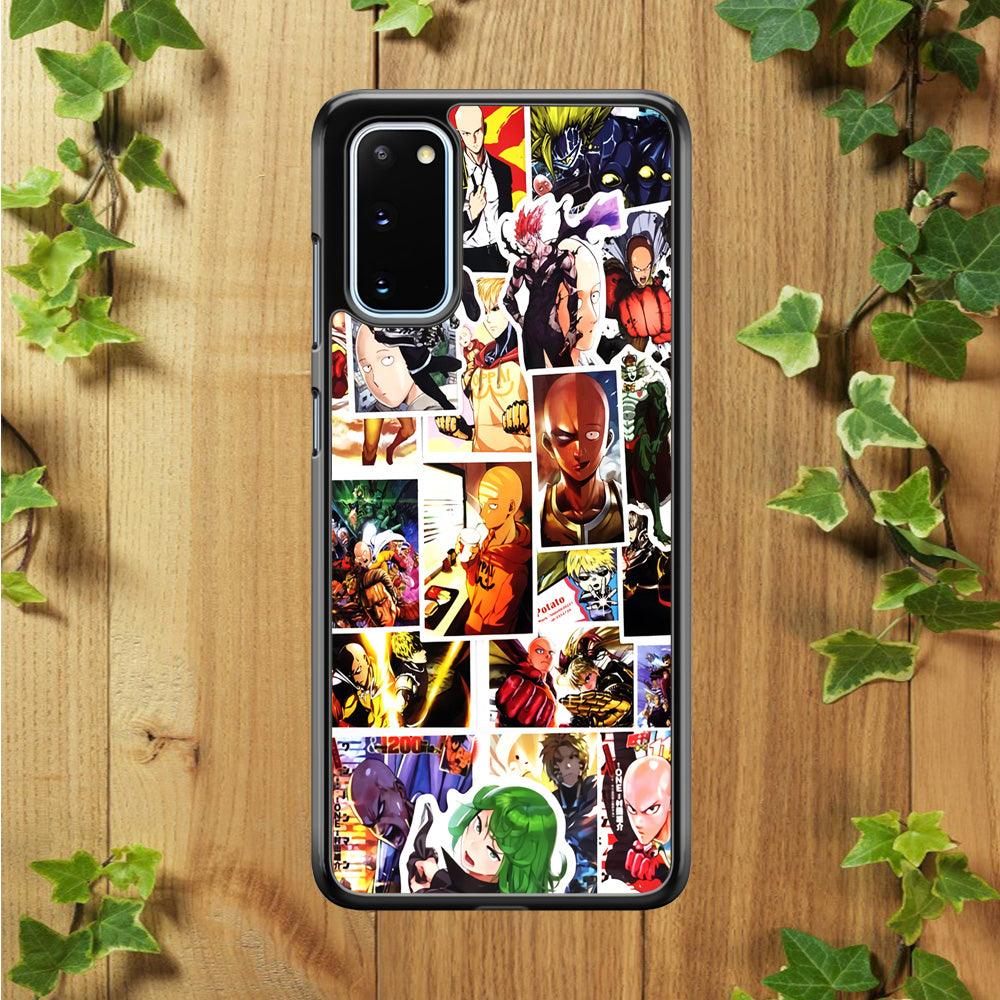 OPM Saitama Photo Collection Samsung Galaxy S20 Case-Rubber / Black (2D Case)-Xtracase