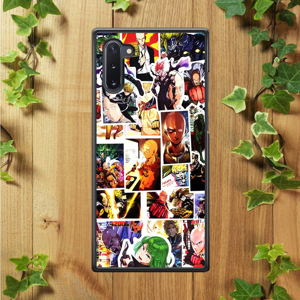 OPM Saitama Photo Collection Samsung Galaxy Note 10 Case-Rubber / Black (2D Case)-Xtracase