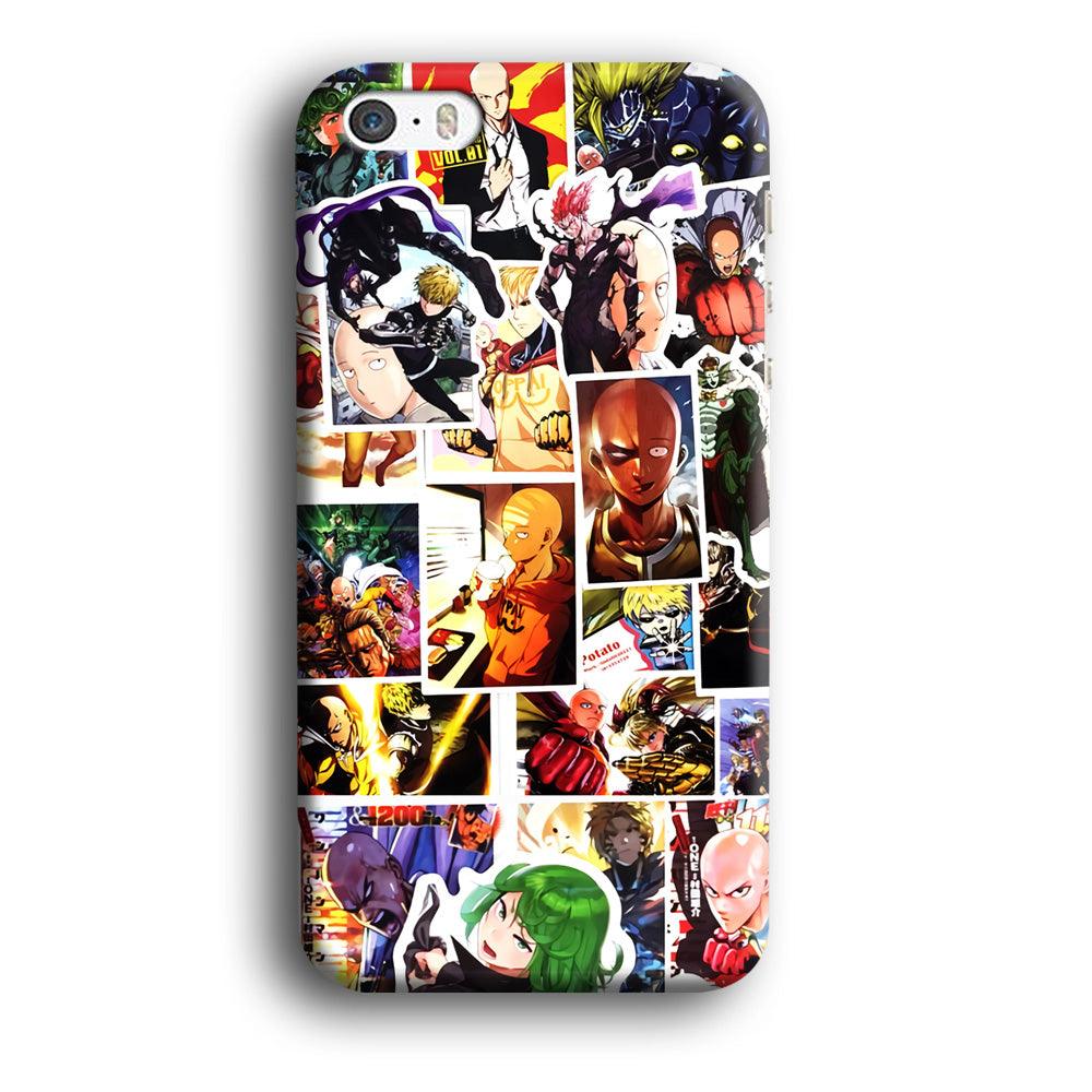 OPM Saitama Photo Collection iPhone 5 | 5s Case-Plastic / Full Wrap (3D Case)-Xtracase