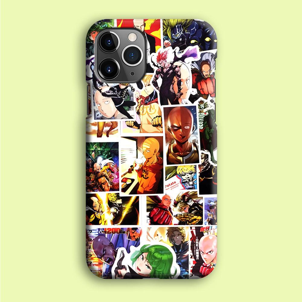 OPM Saitama Photo Collection iPhone 12 Pro Case-Plastic / Full Wrap (3D Case)-Xtracase